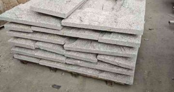 郑州芝麻白蘑菇石，自然面