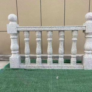 郑州芝麻白阳台栏杆 花岗岩栏杆