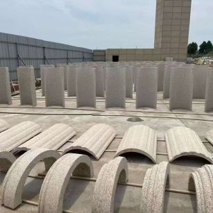 郑州黄金麻别墅柱皮 异形 线条定制