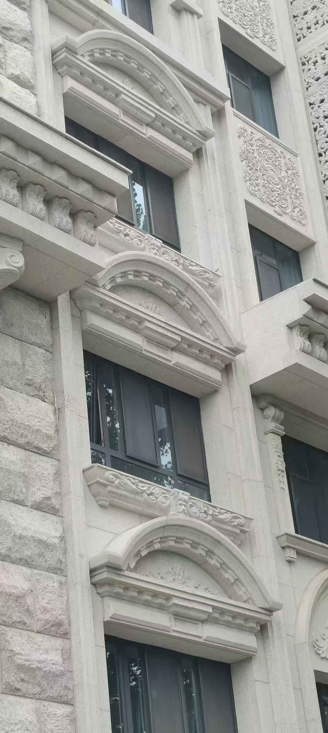 郑州芝麻白异形 石材异形定制