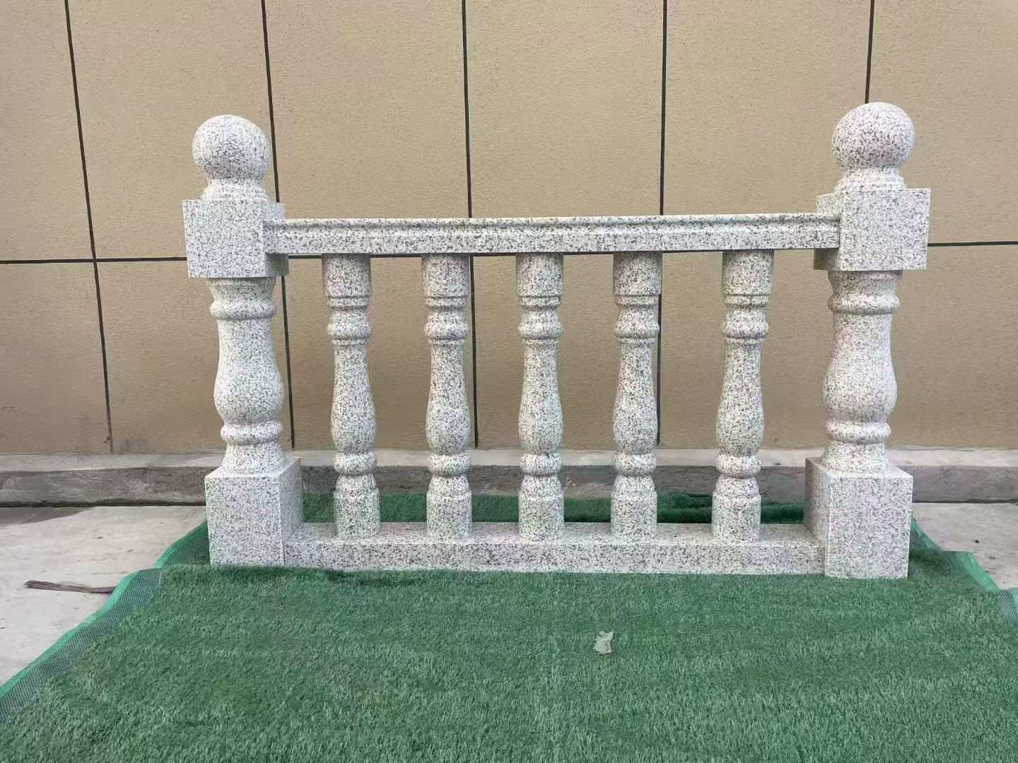 郑州芝麻白阳台栏杆 花岗岩栏杆